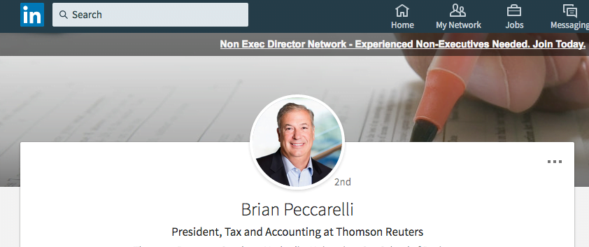 Company president head shot on LinkedIn - Photograph taken by Piranha Photography
