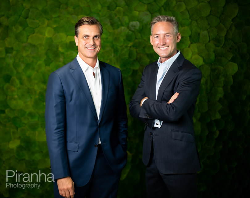 Colour portrait of partners - photograph taken in London 2021