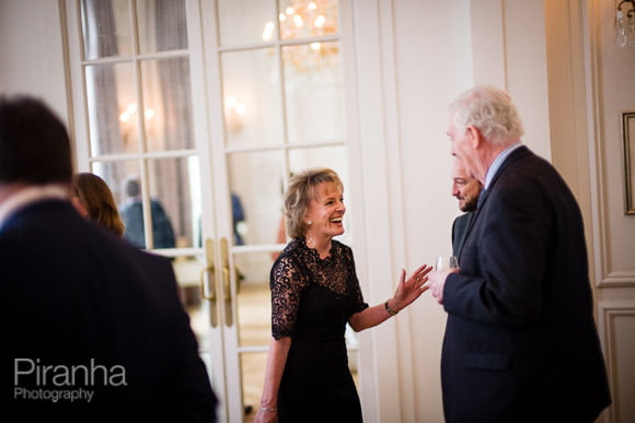 Lunchtime Awards Ceremony at Mandarin Oriental Hotel for Churchill Retirement 9 Esther Rantzen at corporate event in London