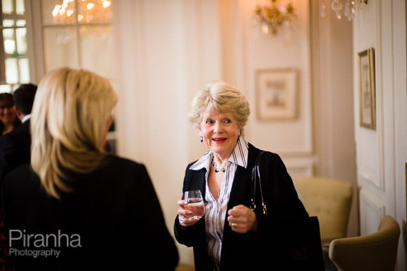 Guest arriving at Mandarin for corporate event