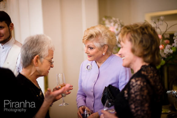 Guests at Mandarin during corporate lunch event - Esther Rantzen and Angela Rippon