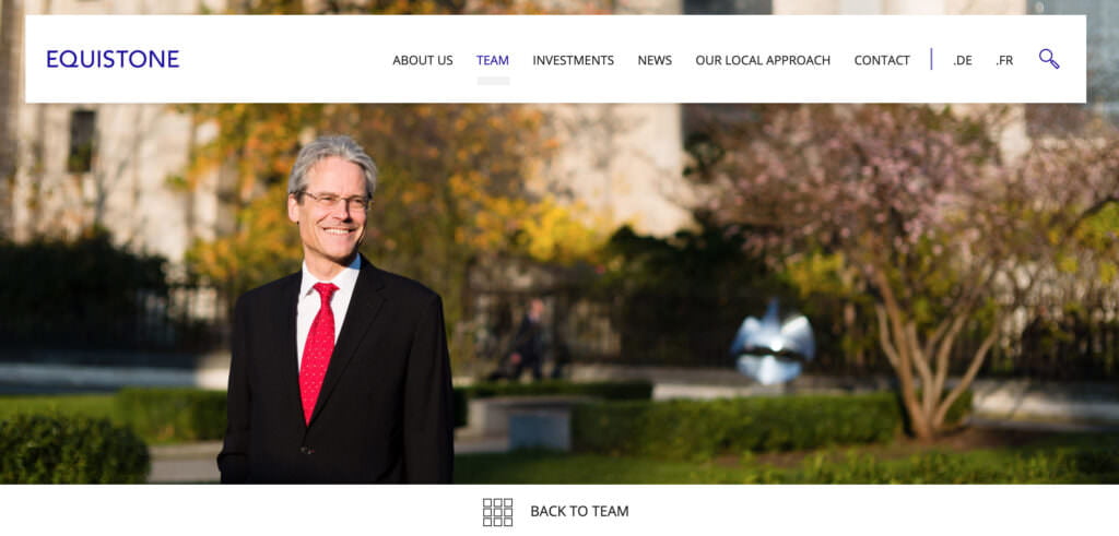 Website portrait for team page