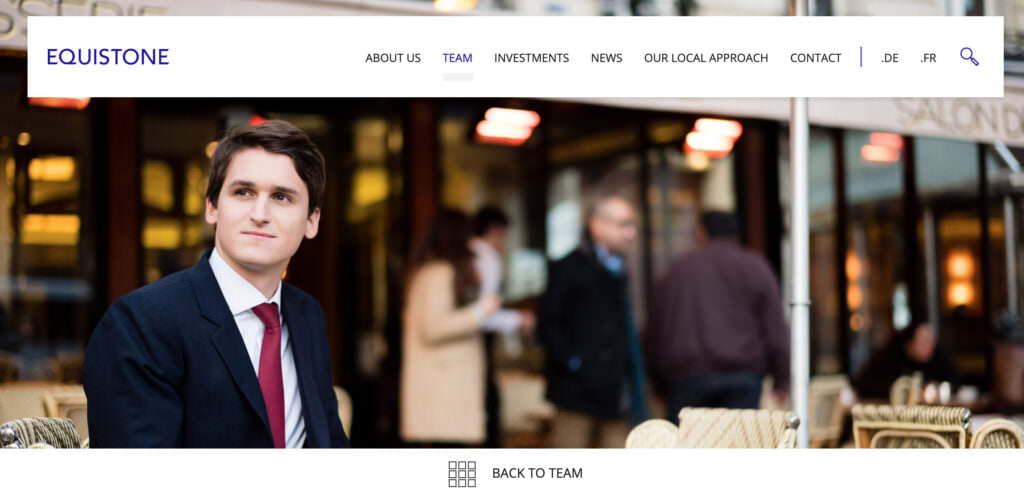 Portrait taken in Paris for company website