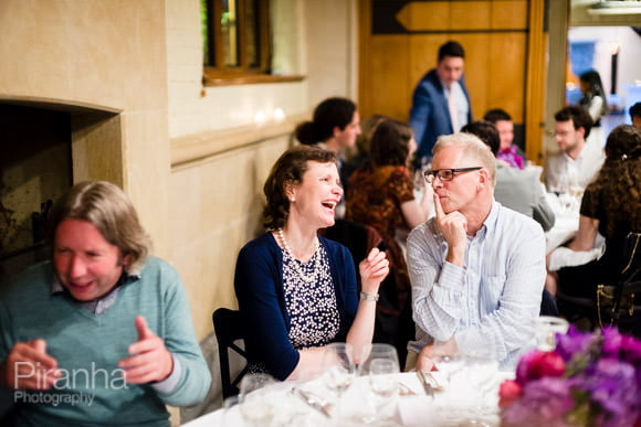 Dinner at summer party for company - event photography at waddeson manor