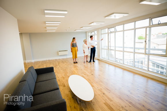 Photograph of interior of Fulham offices