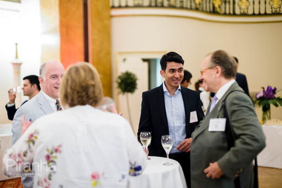 Guests mingling at Lansdowne Club