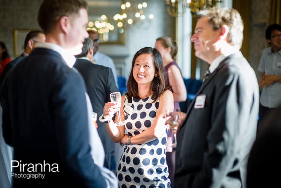 Guests at university law event at Law Society