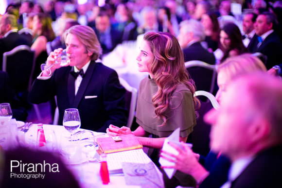 Dinner at Sheraton in London photography of awards ceremony