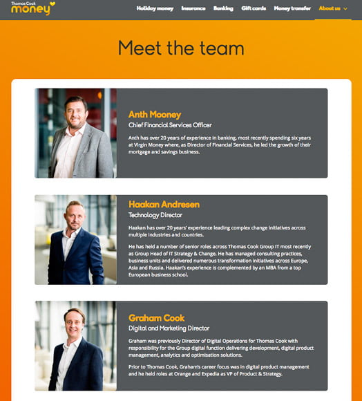 Photographs of team taken in London offices for company website