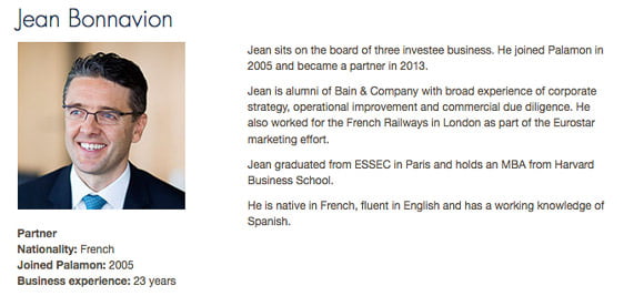 Portraits for Private Equity Company - 'People' Web Page 2 Featured portrait on website biog. page