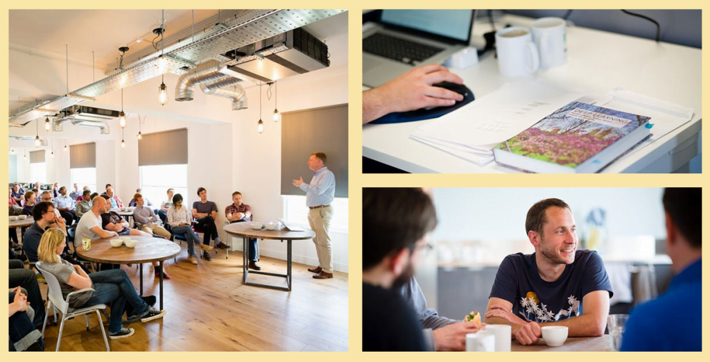A Mix of Photography for Bristol Company - Portraits and Office Photographs 4 Working shots around company offices for website