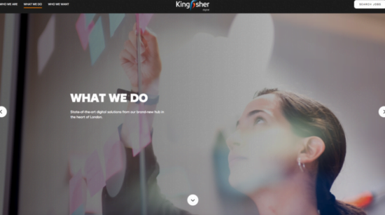 Photography by Piranha appearing on new website page