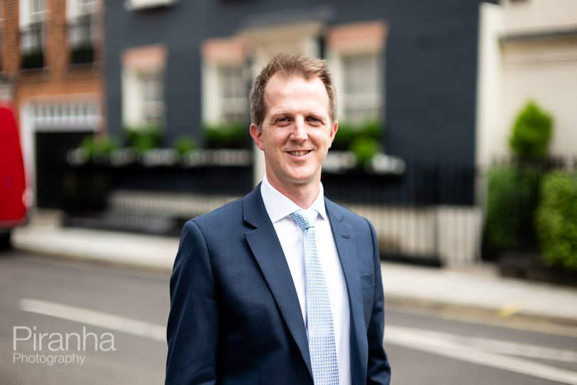 Private Equity Company Portrait Photography to Accompany Press Release 4 Outdoor photograph taken in London street