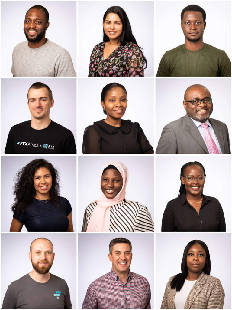 Headshot Photography by Team Photographer James 10 headshots shown together