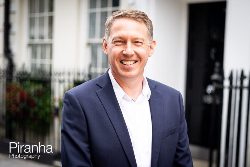 Outdoor Business Portraits by Team Photographer Matt 9 Business portrait taken in London at outdoor location.