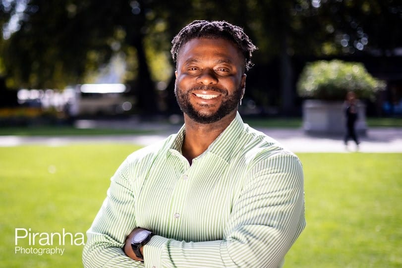 Outdoor Business Portraits by Team Photographer Matt 4 Business portrait taken in London at outdoor location.