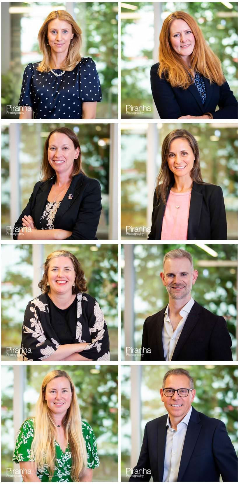 Professional staff portraits for London business.