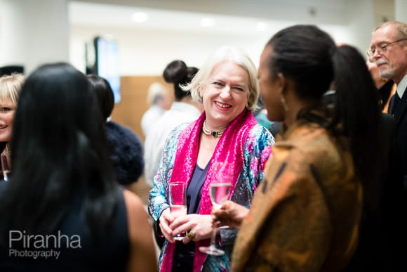 Evening Event Photography at the British Library in London 7 Guests at evening party