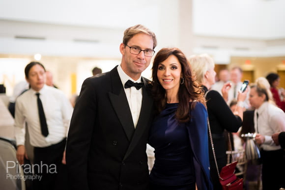 Photography of guests at evening event in London