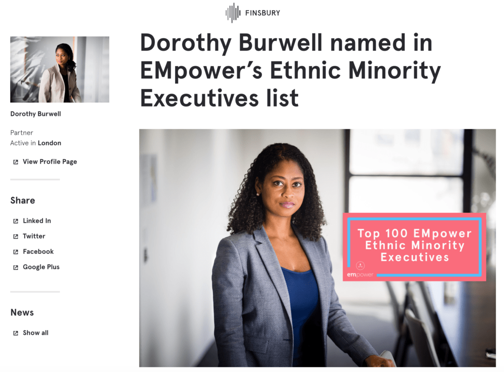 Portrait of Partner named in FT's Ethnic Minority Executives list