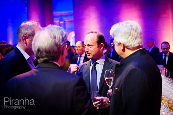 Photography of Evening Event at Tate Britain 3 Guests at company party in Tate Britain