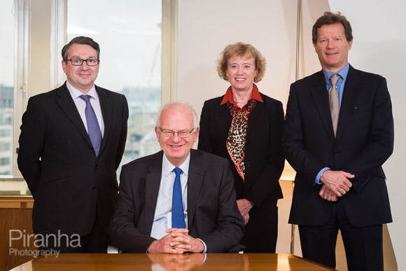 Board members pictured together for Annual report