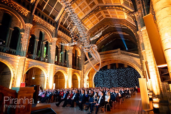 Alumni event in London - photographed in Natural History Museum