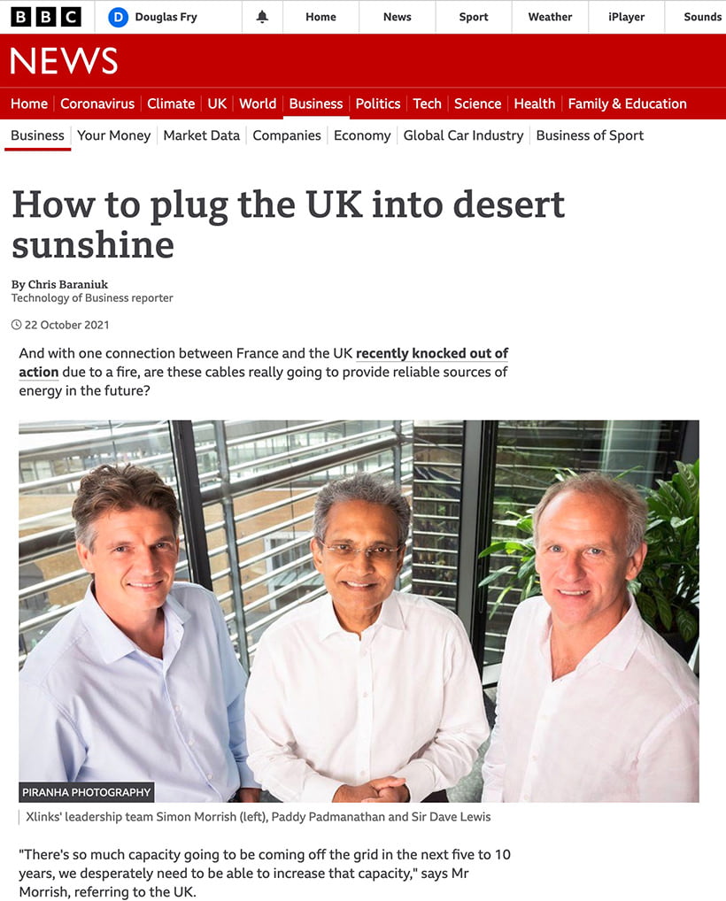 Press Photograph in FT Newspaper of CEO 2 BBC featuring team photo by Piranha