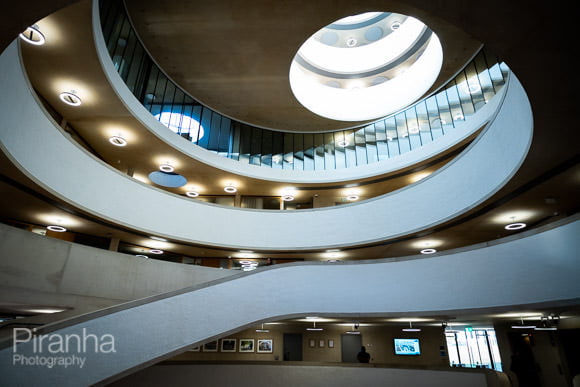 Staircase inside Blavatnik School of Government Oxford