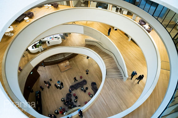 Spiral staircase Blavatnik School of Government Oxford