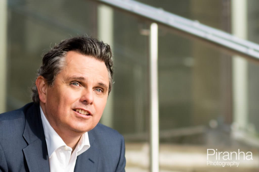 Portrait Photograph of Director taken for London private equity business by Piranha Photography