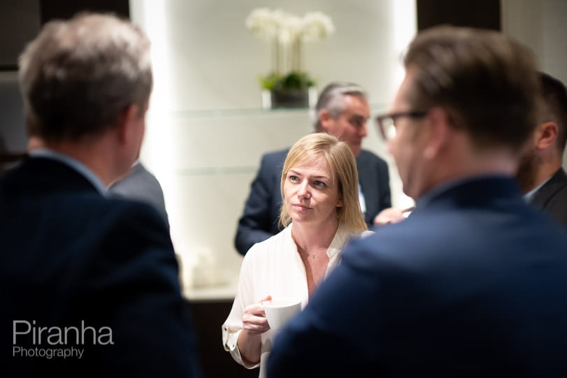 Photography of guests during portfolio day in London