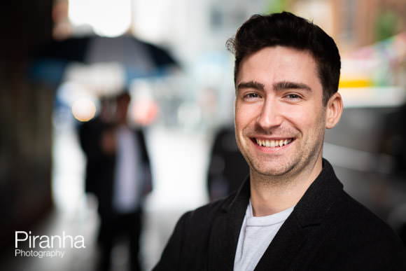 LinkedIn Recommendation from Internet Technology Company for Outdoor Photography 4 company portrait taken in London street