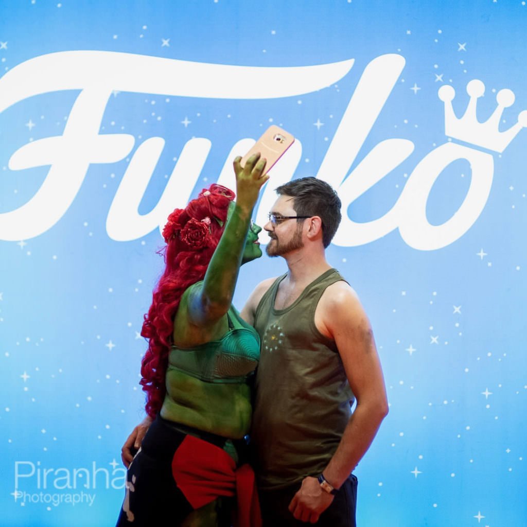 Excel MCM ComicCon character photographed 