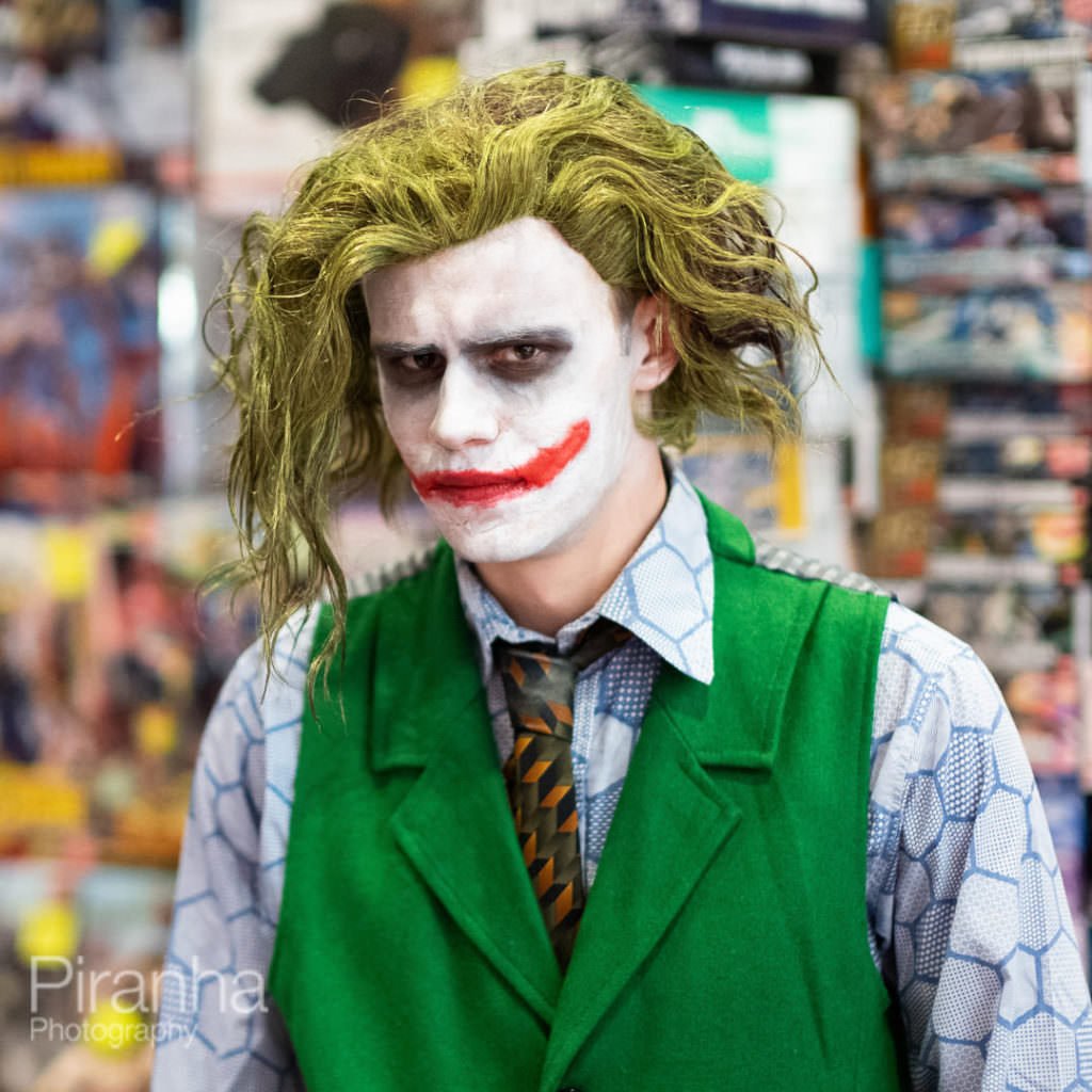 Photograph taken by Piranha Photography of character at ComiCon in London