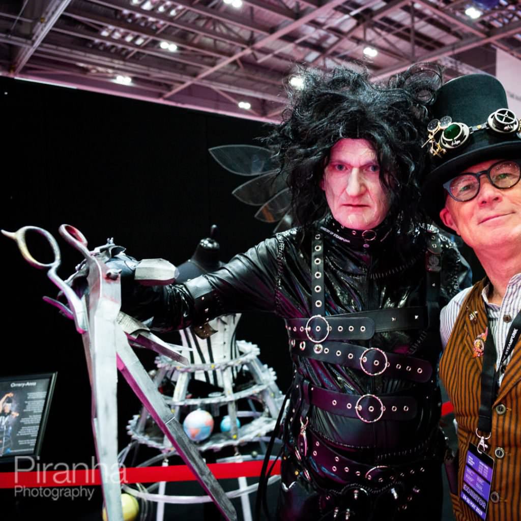 Excel exhibition centre photography of ComiCon characters.