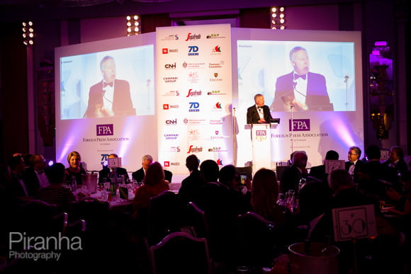 Christmas Party Photographer and Awards Ceremony Coverage 6 Awards speaker during evening