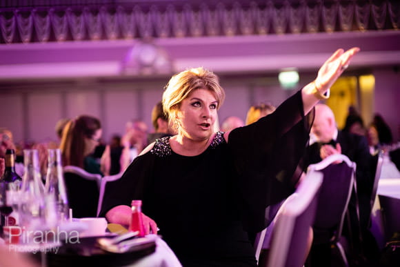 Christmas Party Photographer and Awards Ceremony Coverage 16 Organiser at the end of evening event