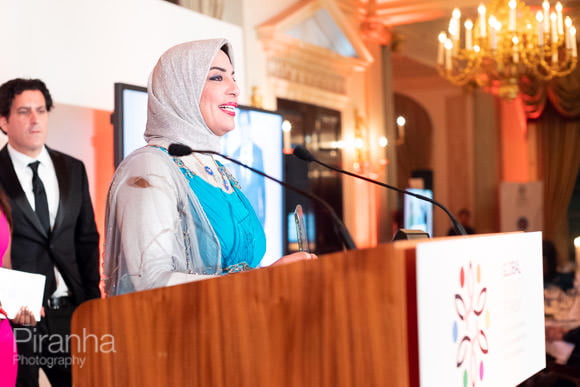 speeches during evening awards ceremony