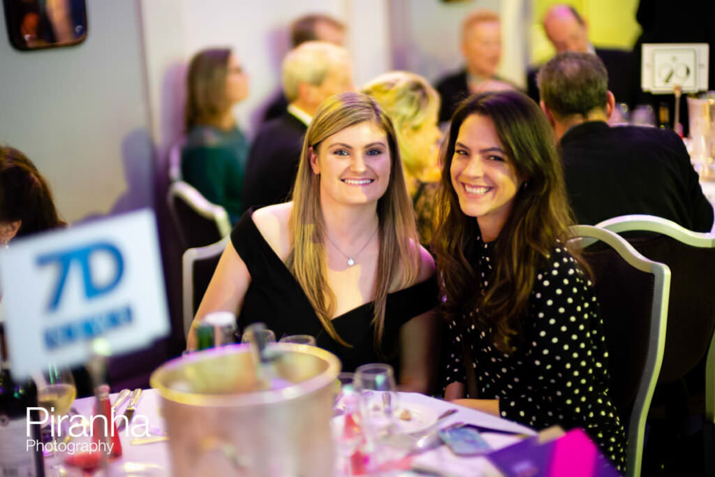 Guest during dinner event -photographed at the Hilton Hotel in London - Christmas party