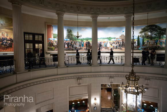 Photograph of RAC Club interior and painting