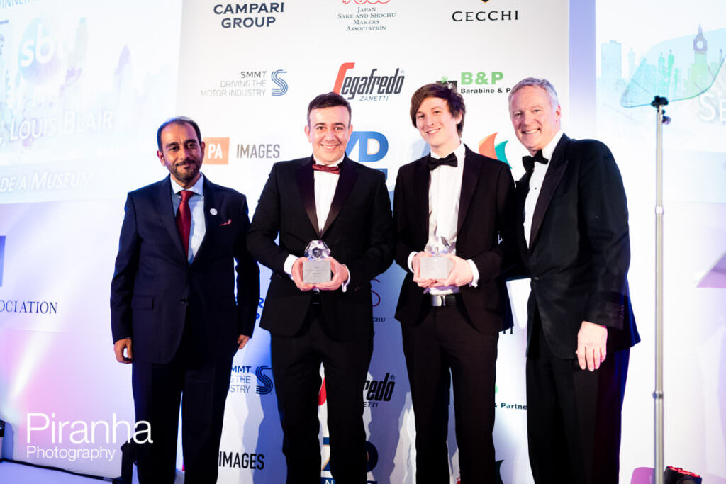 Guest during dinner event -photographed at the Hilton Hotel in London - Christmas party