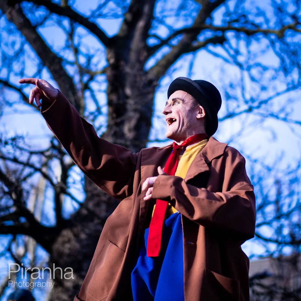 Photograph of Tweedy at Grimaldi Service, Haggerston in London