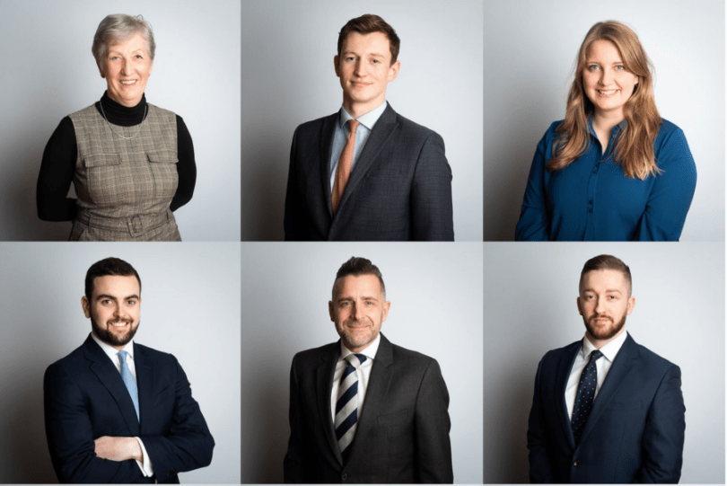 Headshots of barristers taken in London offices