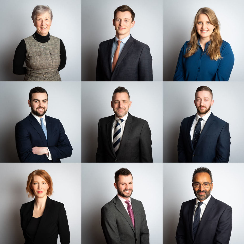 headshot photographs of barristers