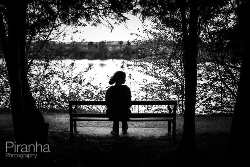 Sitting on a bench during a lockdown walk in Oxford