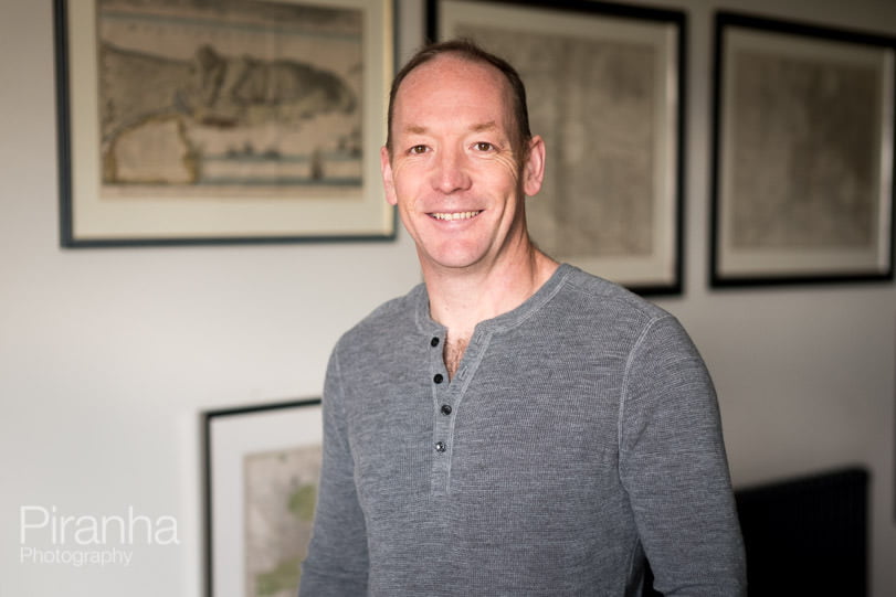 Board Photography for FTSE 100 Company - Taylor Wimpey's Annual Report 8 Photograph of FTSE 100 company Chief Executive photographed at home