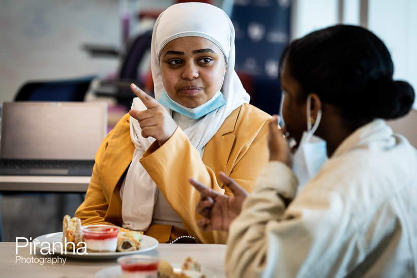 Event Photography by Team Photographer Luke 35 Youth event photography in London - talking