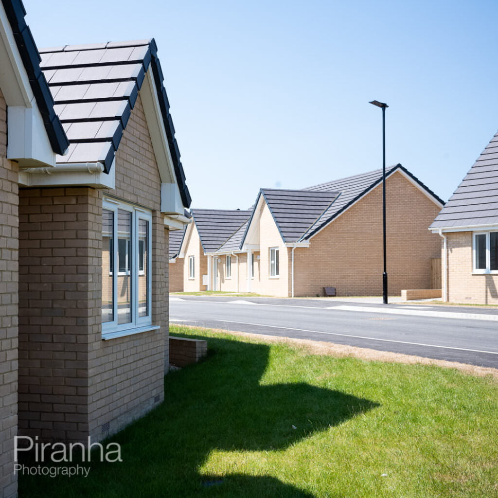 Property Investment Company Photography of New Buildings across UK 2 New build houses photography for property investment company - Aldershot - show homes