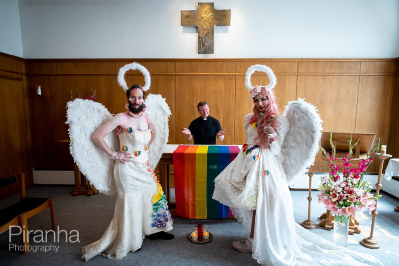 Pride in London photograph taken in Soho church